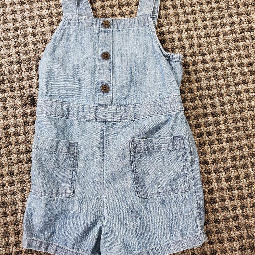 Old navy demin short romper/overall